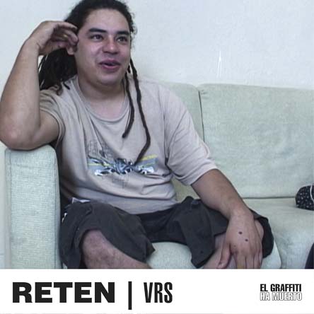 Retrato de "Reten" en Recorriendo el Trazo